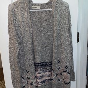 abercrombie kids hooded sweater/cardigan